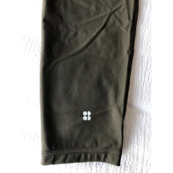 Sweaty Betty The Power 7/8 Olive Workout Leggings XXL - Picture 3 of 11